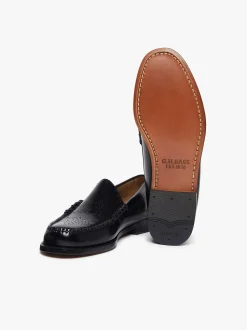 Best G.H.BASS Weejuns Venetian Brogue Loafers Leather Black