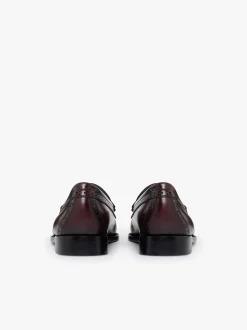 Best G.H.BASS Weejuns Venetian Brogue Loafers Leather Wine