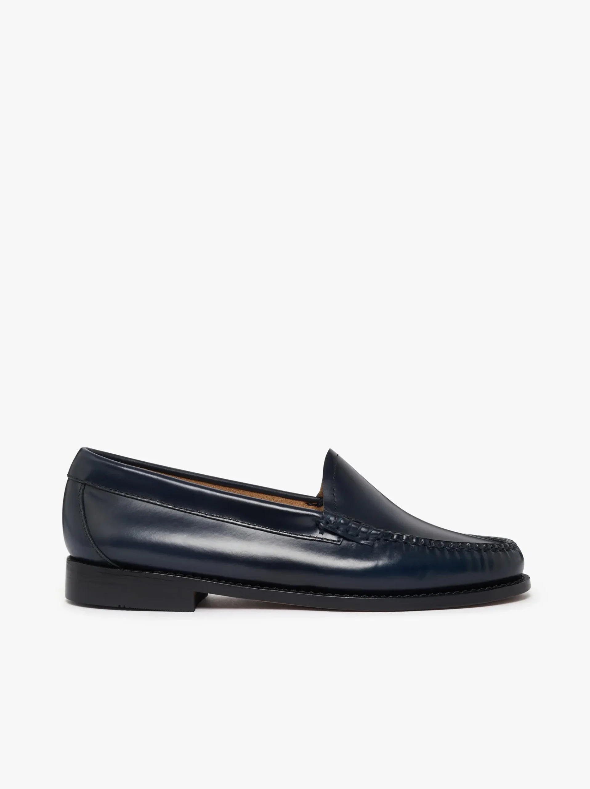 G.H.BASS Weejuns Venetian Loafers Navy Leather