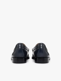 G.H.BASS Weejuns Venetian Loafers Navy Leather