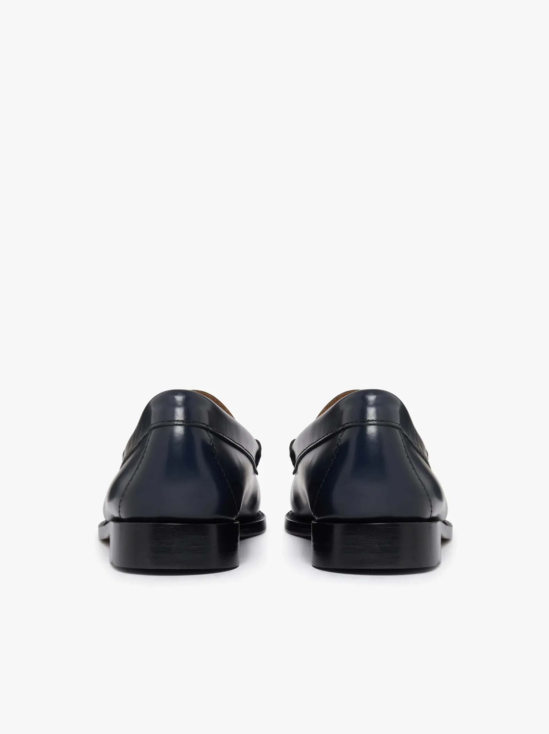 G.H.BASS Weejuns Venetian Loafers Navy Leather