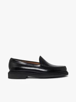G.H.BASS Weejuns Venetian Step Loafers leather Black