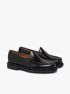 G.H.BASS Weejuns Venetian Step Loafers leather Black