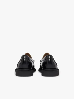 G.H.BASS Weejuns Venetian Step Loafers leather Black