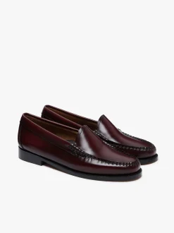 G.H.BASS Weejuns Whitney Venetian Loafers Leather Wine
