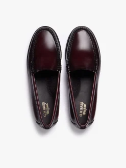 G.H.BASS Weejuns Whitney Venetian Loafers Leather Wine
