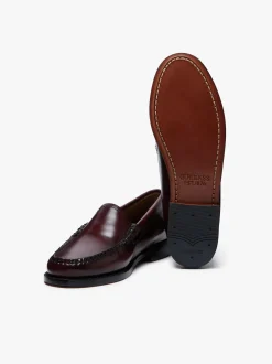 G.H.BASS Weejuns Whitney Venetian Loafers Leather Wine