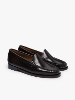 Online G.H.BASS Weejuns Whitney Venetian Loafers leather Dark Brown